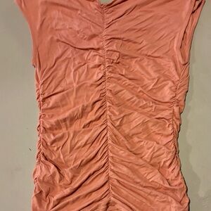 VENUS Ruched Pink Top